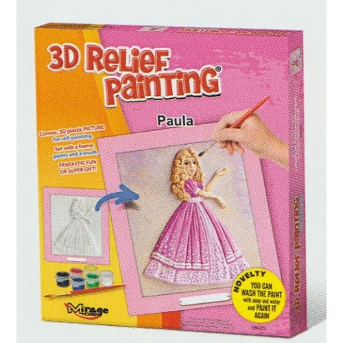 3D reliéf Paula